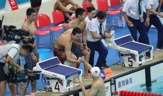 中国游泳队男队员